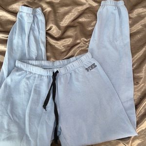 PINK XS Drawstring Sweatpants